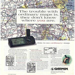 1998 Garmin GPS III 3 Vintage Magazine Print Ad/Poster